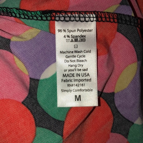 LuLaRoe Azure dot skirt size medium - Picture 4 of 4